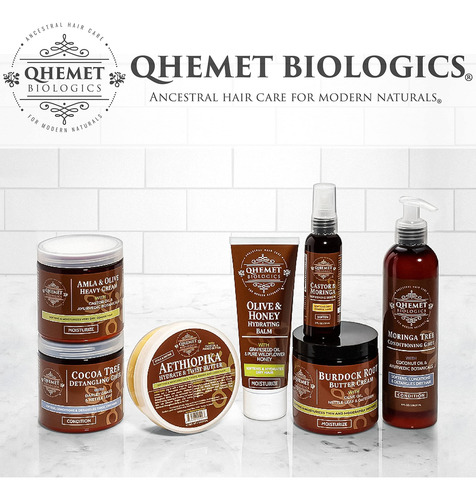 Qhemet Biologics Cocoa Tree Detangling Ghee W/ Barley Grass