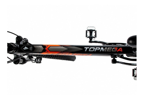 Mountain bike TopMega Regal R29 M 21v frenos de disco mecánico cambios Shimano Tourney color naranja