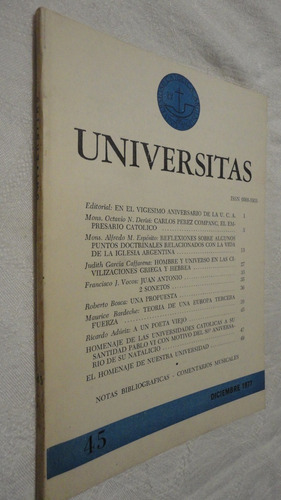 Revista Universitas - Nro 45 - Diciembre 1977