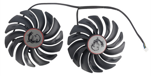 Ventilador Fan Cooler Msi Gtx 1050 Ti 950 85mm Pld09210s12h