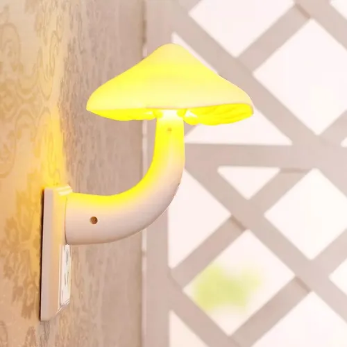 De Lámpara De Hongo Enchufe En Apliques De Pared Enchufe Luz