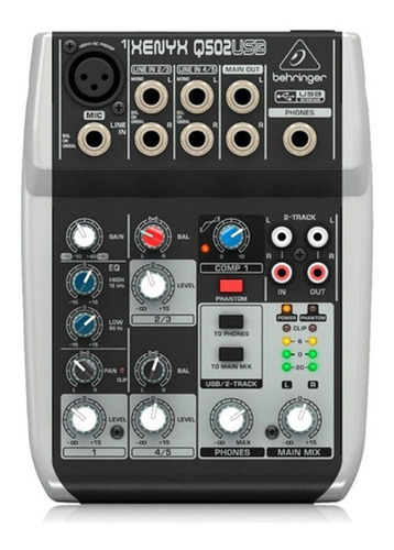 Consola Mixer Behringer Xenyx 502 Usb  Mixer  Cod:tvl