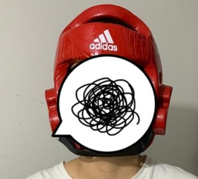 Casco Taekwondo Rojo - adidas