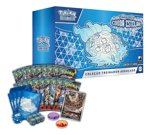 Jogo de cartas Pokémon Copag COROA ESTELAR 20 mazos con 121 cartas