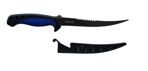 Imagen 2 de 6 de Cuchillo De Filetear Mustad Con Funda El Jabali