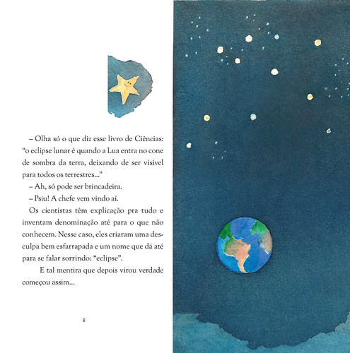 Quando a Lua Tomou Chá de Sumiço de Maria Camargo Capa Dura Português