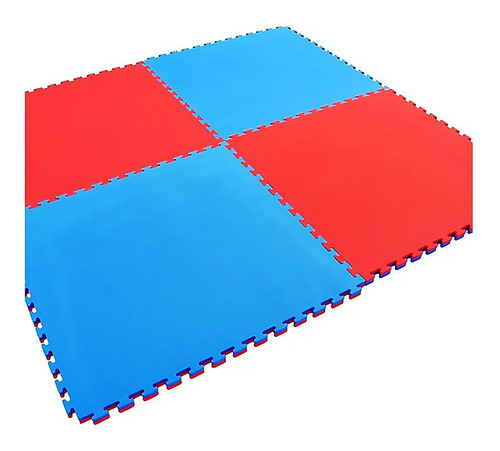 Kit 15 Pisos Goma Encastrable 1x1m 30 Mm Judo Jiu Jitsu Tkd