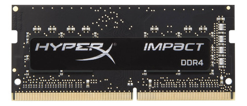 Memória RAM Impact color preto  8GB 1 HyperX HX432S20IB2/8