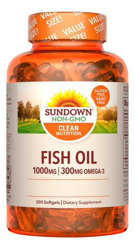 Fish Oil 1000 Mg (200 Soft)