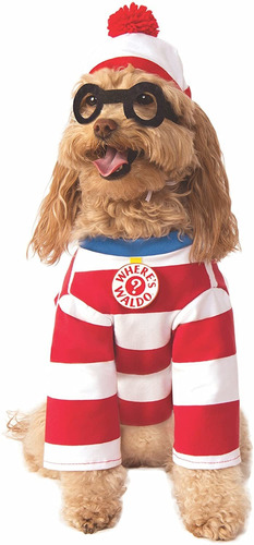 Rubies Wheres Waldo Woof Disfraz De Mascota