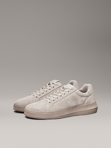 Zapatillas Chunky Cupsole Low Suede Beige Calvin Klein