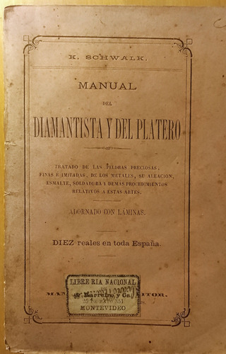 Manual Del Diamantista Y Del Platero - 