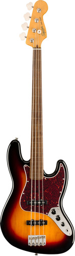 Baixo Fender 4c Classic Vibe '60s Jazz Bass Lrl Fretless 3ts Acabamento Do Corpo Laqueado Cor Laranja-escuro Orientação Da Mão Destro Quantidade De 4