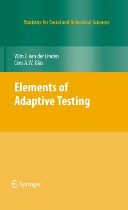 Libro Elements Of Adaptive Testing - Wim J. Van Der Linden