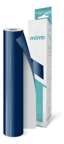 Adesivo Vinil Brilho Azul Marinho Mimo - 30cm X 2,5m