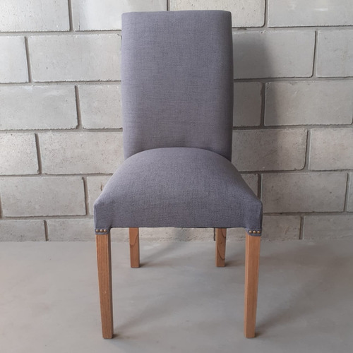 Imagen 5 de 10 de Silla Comedor Vestida Tela Antimancha Premium Sin Interes