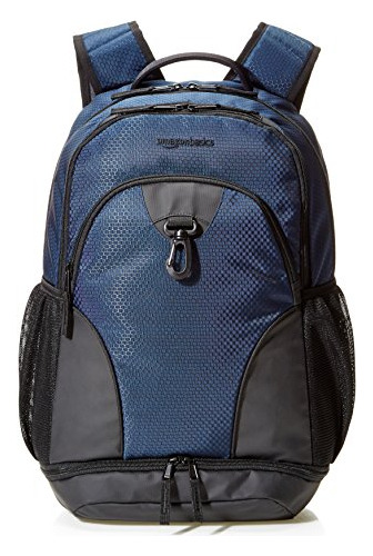 Amazon Basics Sport Laptop Mochila - Azul Marino