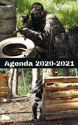 Agenda Escolar 2020-2021 - 300 Paginas - Portada Paintball -