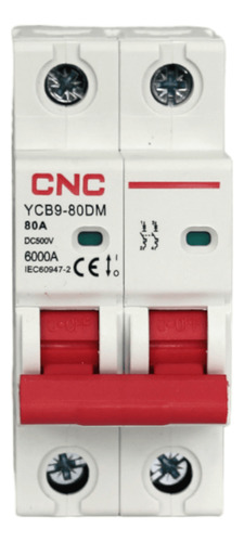 Pack - 2 Int. Automatico Dc Bipolar 2x80a 6ka - Cnc