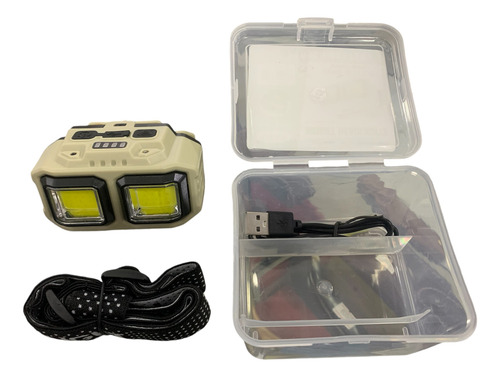 Linterna Frontal Irm Hx-816s Tipo Cintillo Recargable