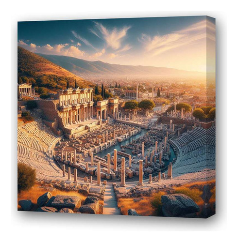 Cuadro 45x45cm Efeso Sitio Arqueológico Impresionante M2