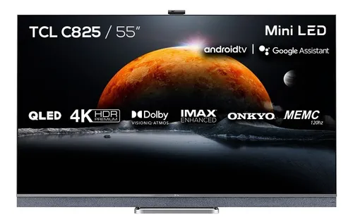 Smart TV TCL 55C825 QLED Android TV 4K 55"