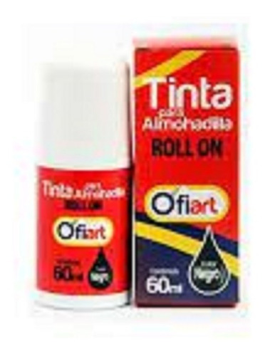 Tinta P/ Almohadilla Roll-on 60ml Negro