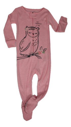 Pijama Mameluco Para Bebé De Búho Rosa Claro Carter´s 