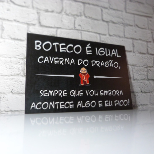 Kit de 6 platos decorativos con divertidas citas de bar - Bar