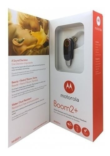 P Audífono Motorola Boom2+ Bluetooth Resistente Al Agua