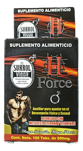 Sukrol Vigor H Force 100 Tabletas 400 Mg