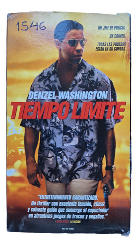 Vhs Original Tiempo Límite Denzel Washington *