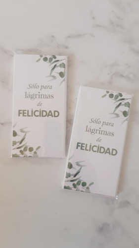 Pañuelitos De Papel Personalizados Souvenir X 15