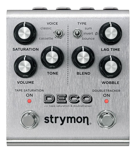 Strymon Deco Saturación De Cinta Y Doubletracker Delay Pedal