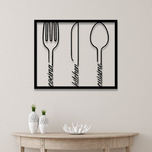 Cuadros Para Cocina Decorativos Acero Minimalista 