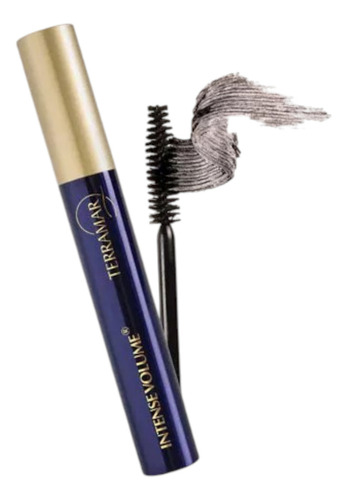 Mascara Voluminizadora De Pestañas Intense Volume Terramar Color Negro