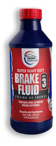 Liga De Frenos Dot3 290ml Chicago Automotives 