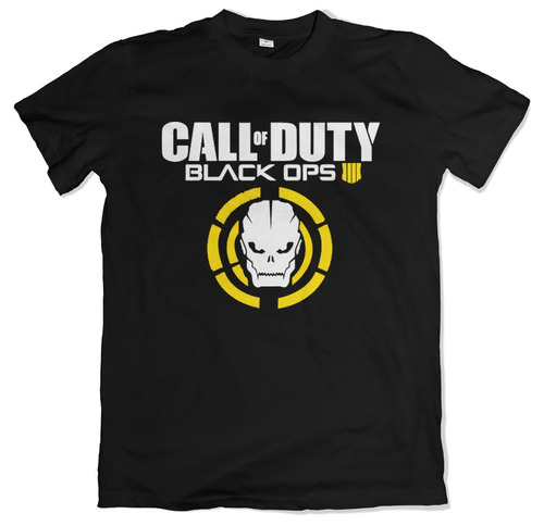 Remera Niño Call Of Duty Black Ops Gamers 100% Algodón