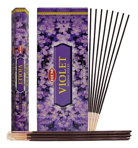 Incienso De Violeta Hem 2 Cajas Con 240 Varitas Original