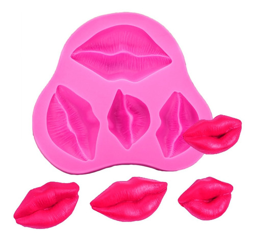 Molde De Bocas, Lips, Labios, Kiss 