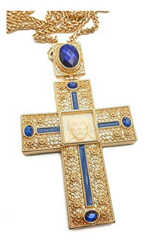 Cadena, Collar Para Hombr Nazareth Cruz Pectoral Jesús Cara 