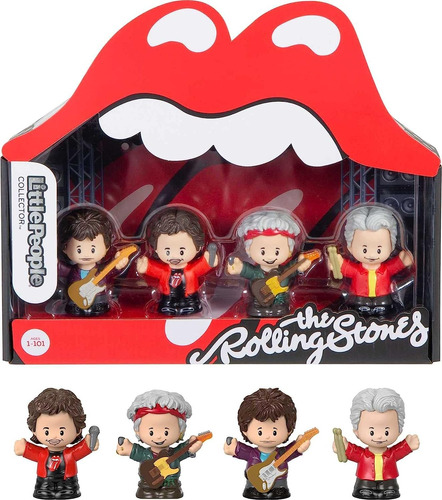 Rolling Stones Único Little People Set Colección Muñecos