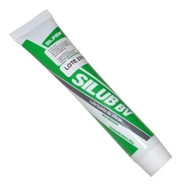 Lubricante Silicona Baja Viscosidad Silimex Silub BV 28g Blanco