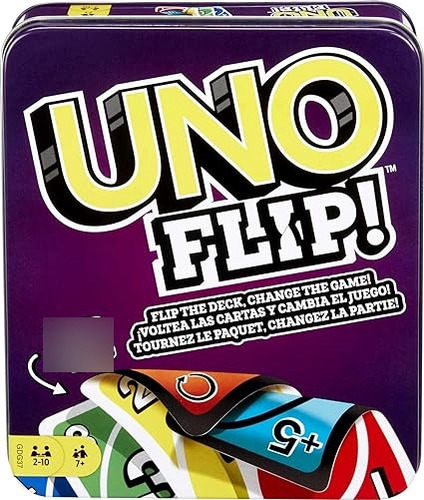 Uno Flip Juego De Cartas Familiar Con 112 Tarjetas En