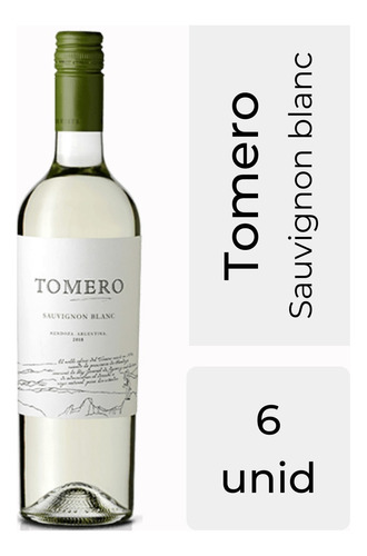 Vino Blanco Tomero Sauvignon Blanc Caja X6 750ml Mp Drinks