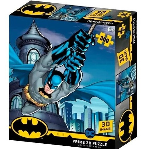 Puzzle Rompecabeza 300 Pzs Prime 3d Batman Soaring Dc Comics