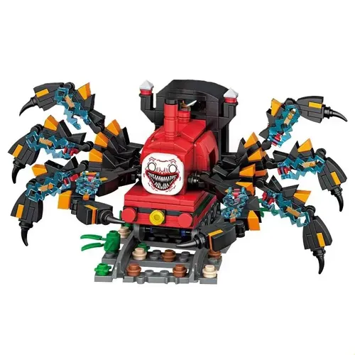 Kit Blocos Trem Aranha Charles Infernal 506pçs 7648 No Box