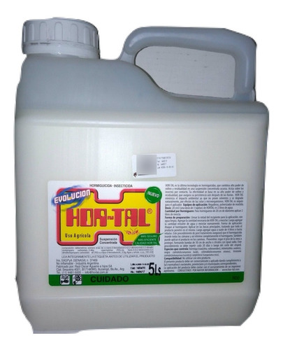 Hormiguicida Hortal Insecticida Concentrado Bidon X 5 Litros