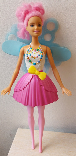 Muñeca Barbie Dreamtropia Hada Burbujas Mágicas Funcionando