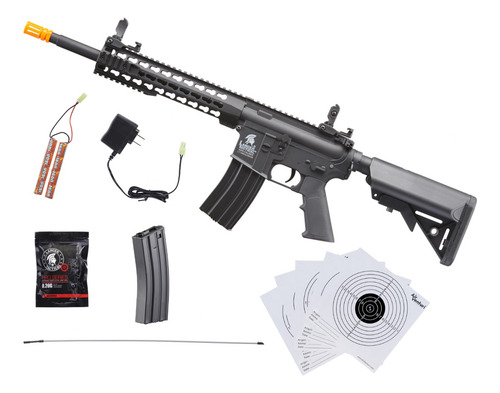 Lancer Tactical Gen 2 Keymod M4 Airsoft Aeg Polímero Xchws P